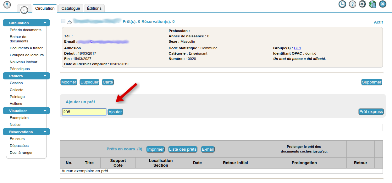 Recherche exemplaire